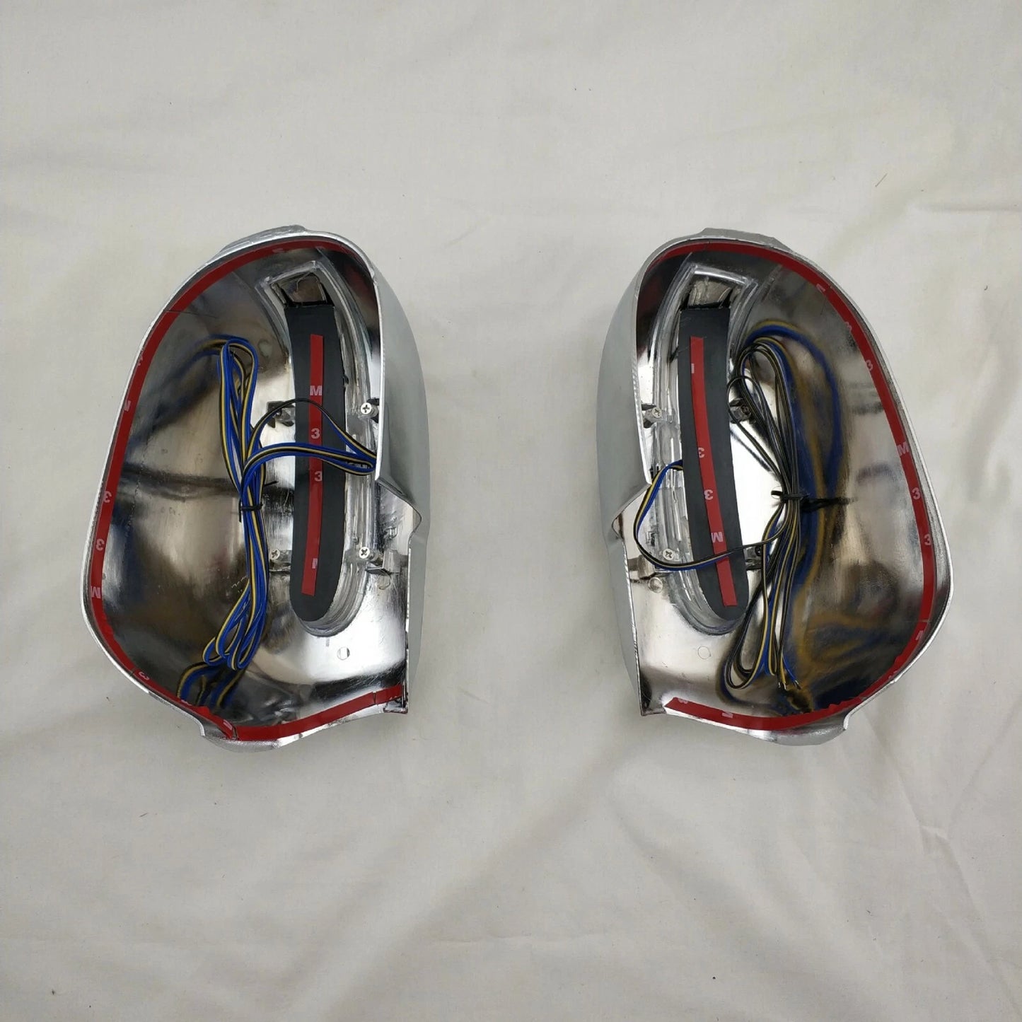 ABS Chrome LED Rearview Side Mirrors for 1993-1997 Toyota Corolla 2 x Mirrors