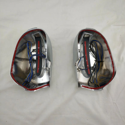 ABS Chrome LED Rearview Side Mirrors for 1993-1997 Toyota Corolla 2 x Mirrors