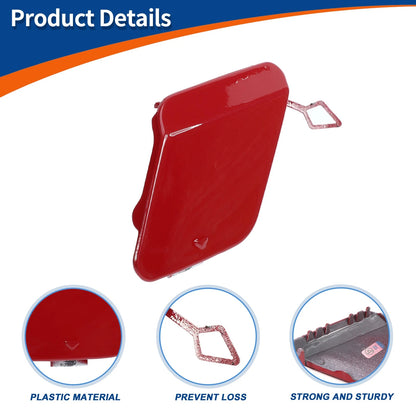 Rear Tow Hook Cover for BMW 1 Series F20 (2011-2019) - Crimson Red