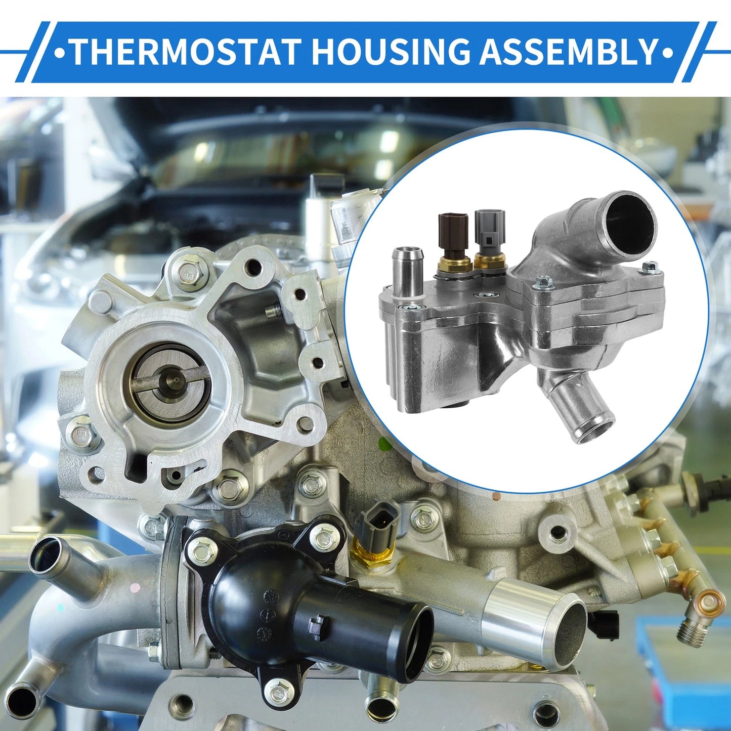Engine Coolant Thermostat Housing for Ford Explorer (2001-2010)