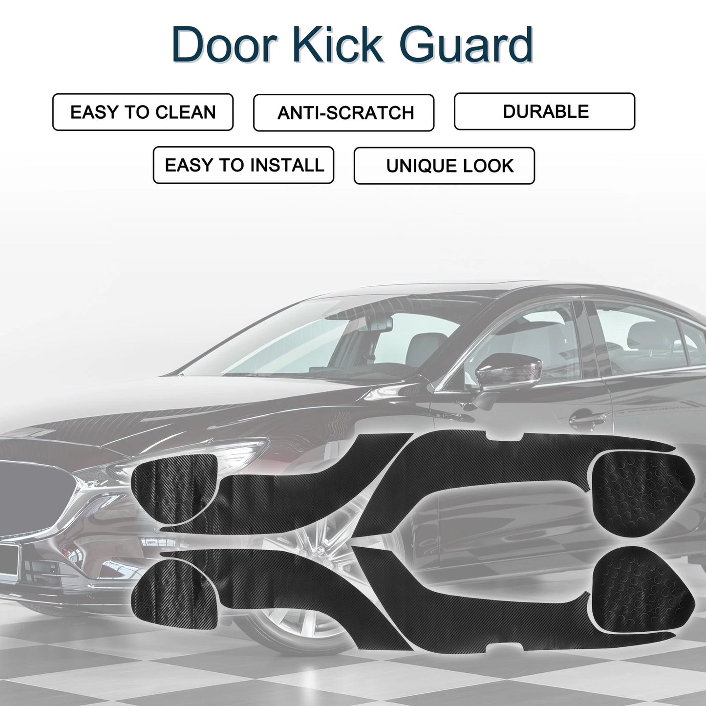 Door Kick Guard for Mazda Atenza Front Rear 2017-2019 (1 Set)