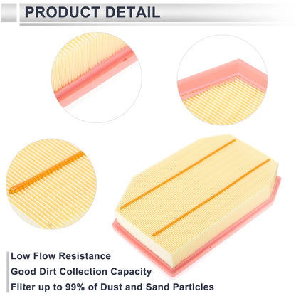 Engine Air Filter for BMW 5 Series (2009-2011) - Long Life, 1 x Piece