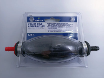 Boat Fuel Tank Primer Bulb for Scepter High Flow 8mm Hose Dual Check Valves