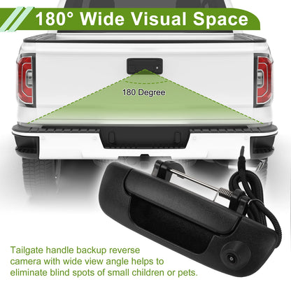 Tailgate Handle Backup Camera for Dodge Ram 1500 (2013-2018)