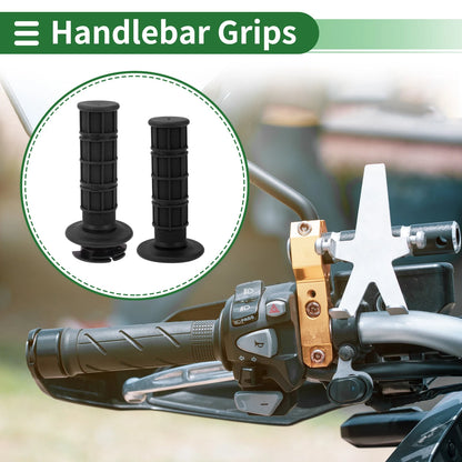 7/8" 22mm Hand Grips Black for Motorcycle
