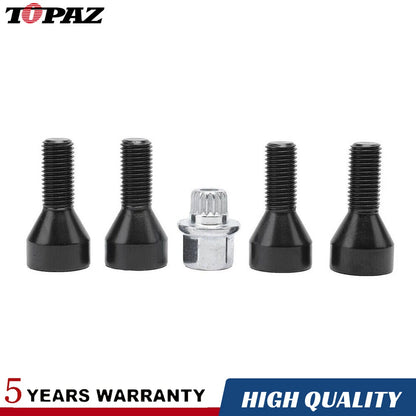 M12 x 1.5 Car Security Locking Wheel Bolts for BMW E46 E82 E85 E87 E61 E90