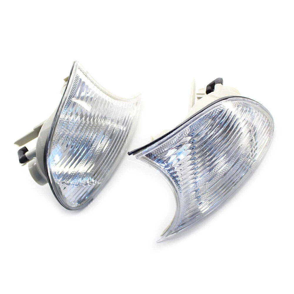 2 x Clear Corner Light Signal Lens for BMW E46 3-Series (2000-2001)