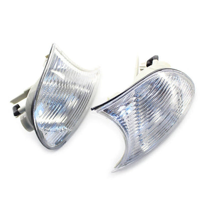 2 x Clear Corner Light Signal Lens for BMW E46 3-Series (2000-2001)