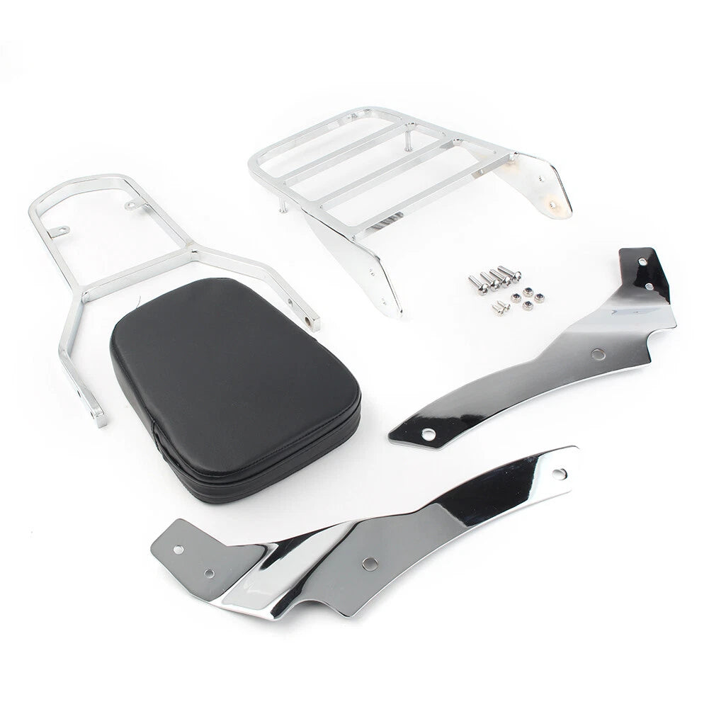 Backrest Sissy Bar & Luggage Rack for Yamaha V-Star 650 400 (1996-2011)