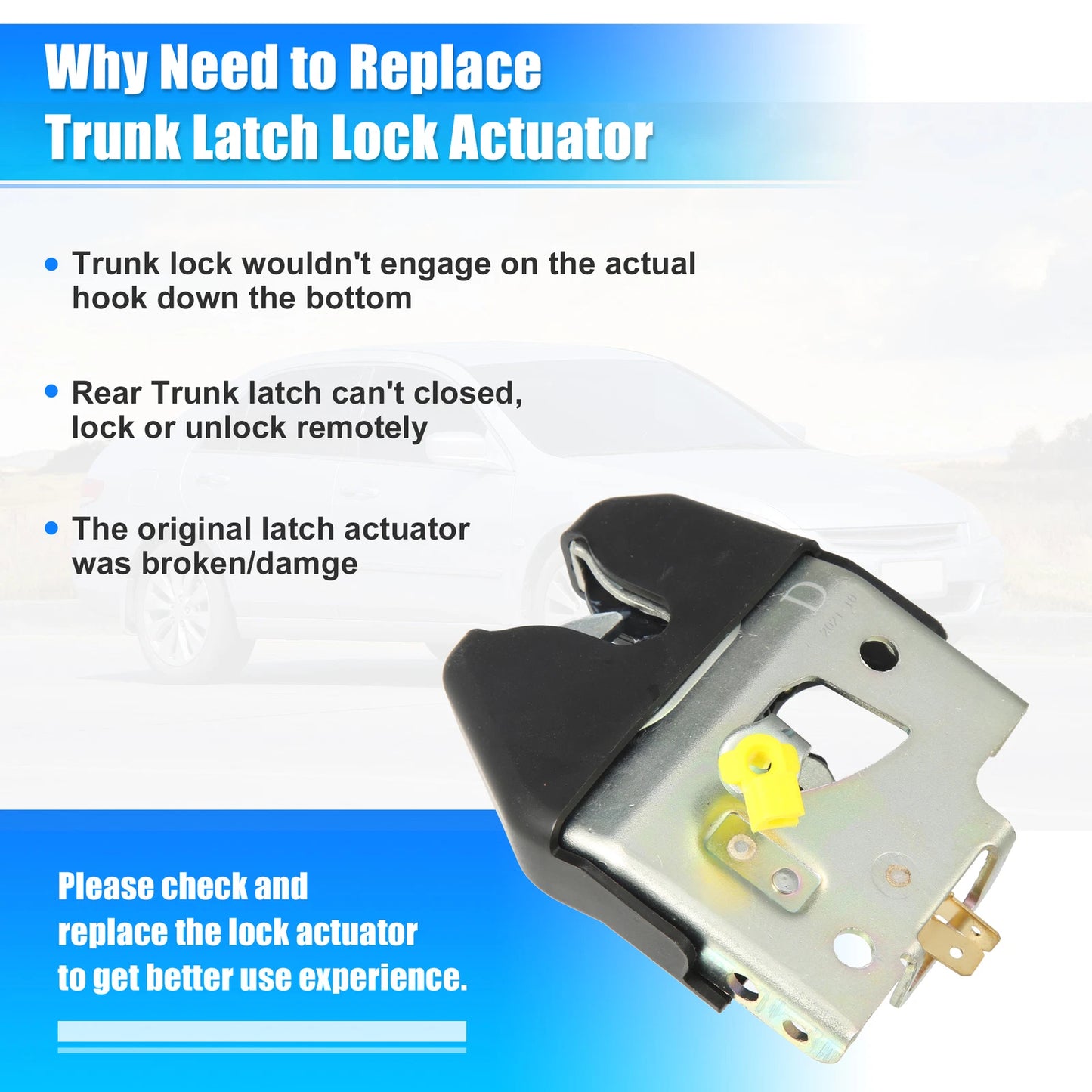 Car Rear Tailgate Latch Actuator for Honda Civic (2001-2005)