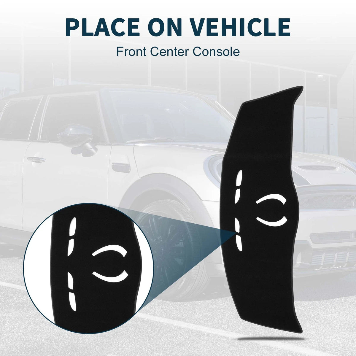 Dashboard Dash Cover Mat for BMW MINI F55/F56 (2014-2024) Black