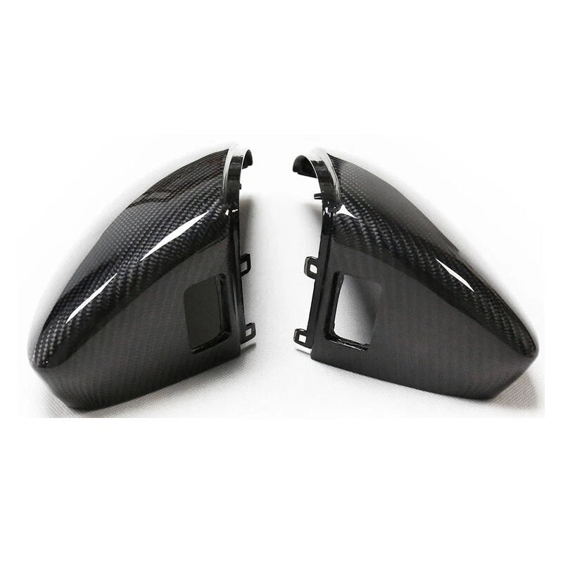 Carbon Fiber Side Mirror Caps Replace for Audi A3 S3 RS3 8Y 20-23 w/ Lane Assist