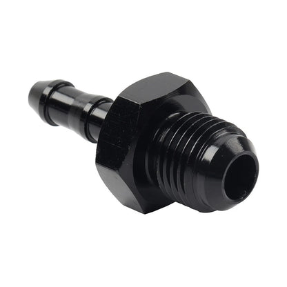 6AN Male to 3/8" Barb Push Lock Fitting Oil Fuel Hose Adapter for Car