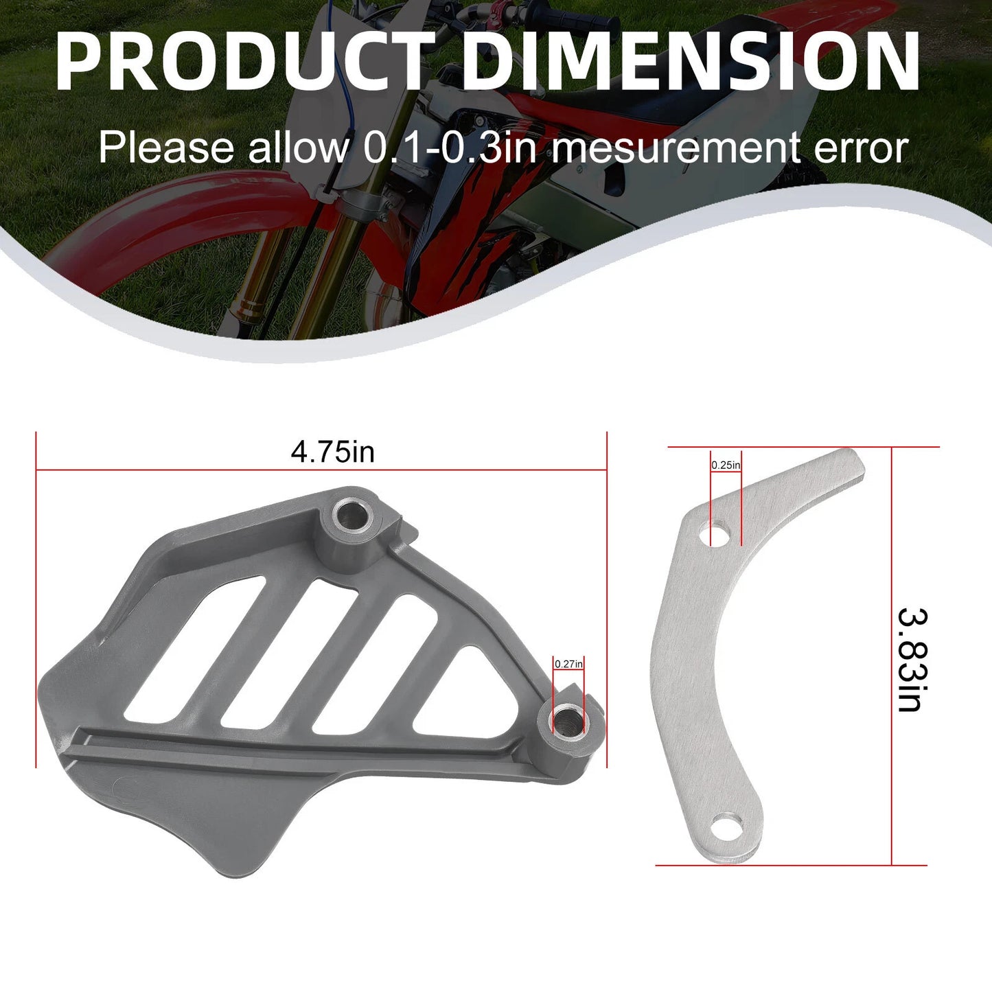 Front Sprocket Guard Chain-Guide Case Saver for Honda CR125R (1998–2007)