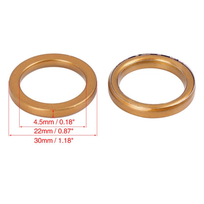O Rings 5pcs 22mm ID 30mm OD Exhaust Muffler Pipe Gasket for GY6125