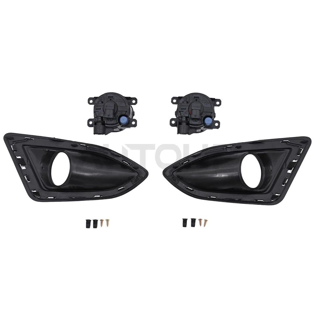 2 x Bumper Fog Lights Lamps Left & Right Side for Ford Edge (2015–2018)