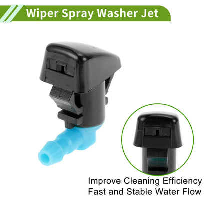 Windshield Washer Nozzle & 2 x Hose Connectors for Lincoln (2007-2010)