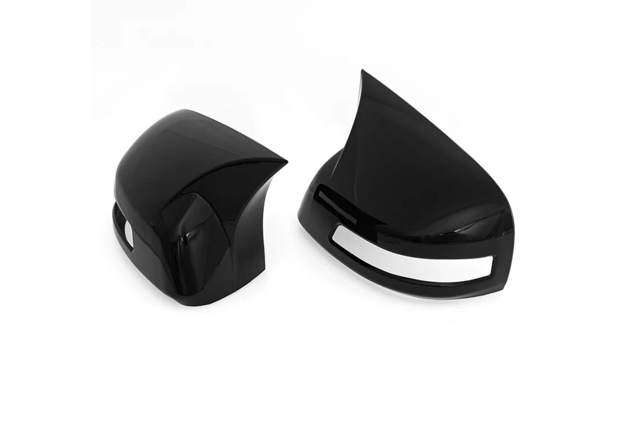 Glossy Black Ox Horn Rearview Mirror Lid Cover Trim for Honda Civic (2012-2015)