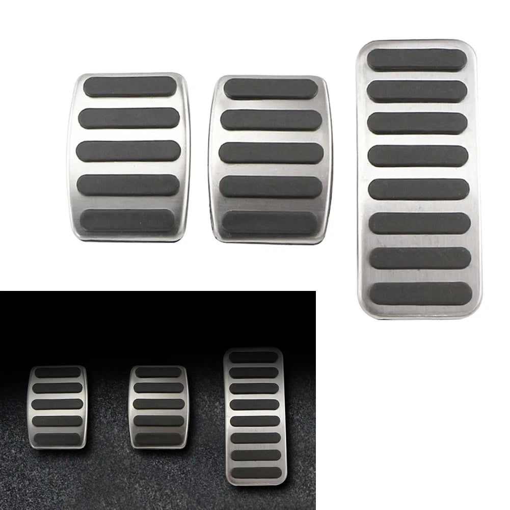 Clutch Brake Gas Pedals Protection Covers for Suzuki Vitara SX4 S-Cross (15-21)