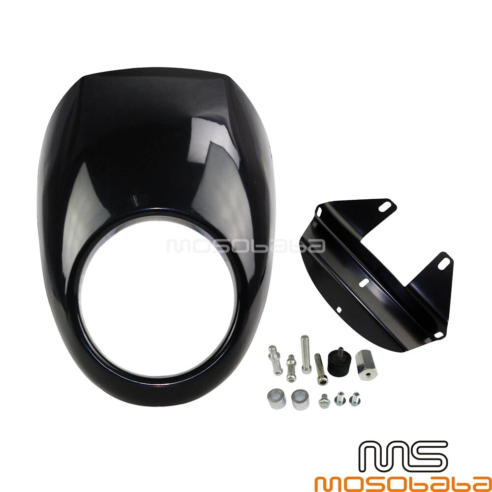 5 3/4" Headlight Fairing Mask for Harley FXD XL1200 FXR
