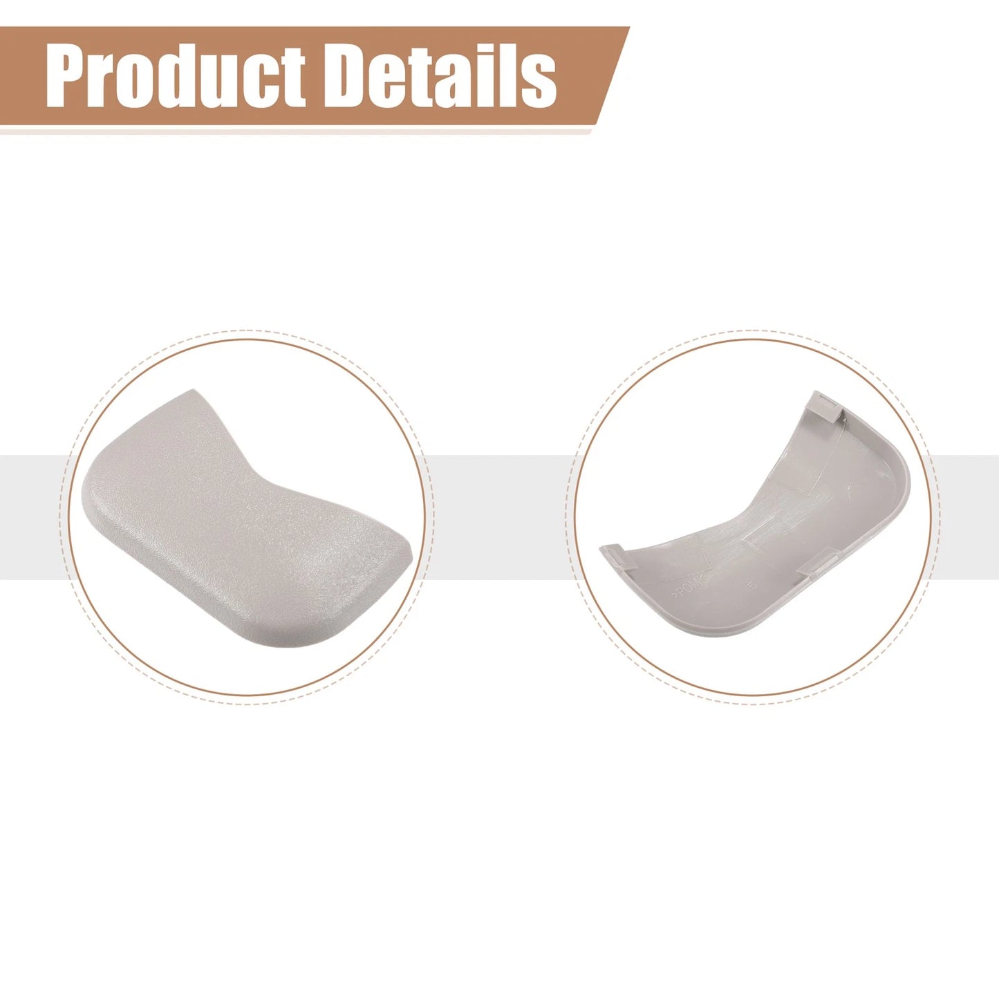 Gray Sun Visor Bolt Cover for Nissan Maxima (2016-2020)