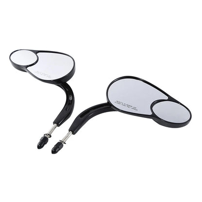 Rearview Mirrors Black for Harley Electra Road Glide Heritage Softail Fatboy
