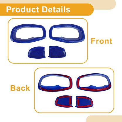 Interior Door Handle Bowl Cover Trim for Jeep Renegade (2015-2023) 4 x ABS