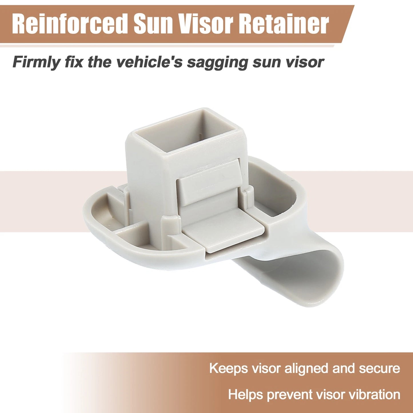 Gray Sun Visor Support Clip for Mazda 3 (2004-2009)