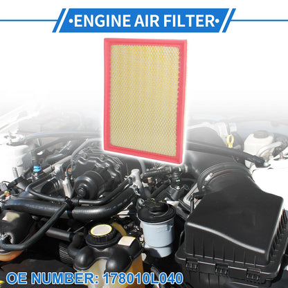 Engine Air Filter for Toyota Hilux (2016-2022) 1 Pcs Long Life