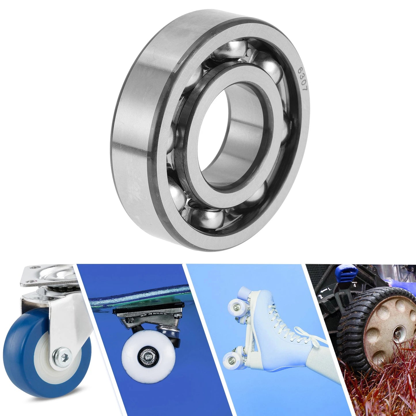 Deep Groove Ball Bearings 35x80x21mm Scooter Skateboard Wheel