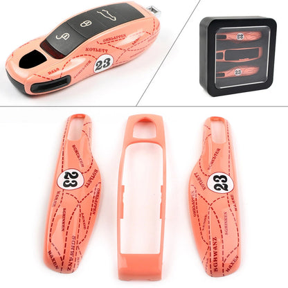Pink Pig Case Shell Cover for Porsche Cayenne Panamera 911 Key Fob (2010-2020)