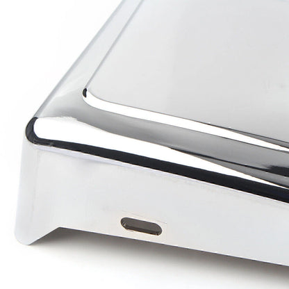 Chrome Battery Side Covers for Harley Dyna Fat Bob Super Glide (2006-2017)
