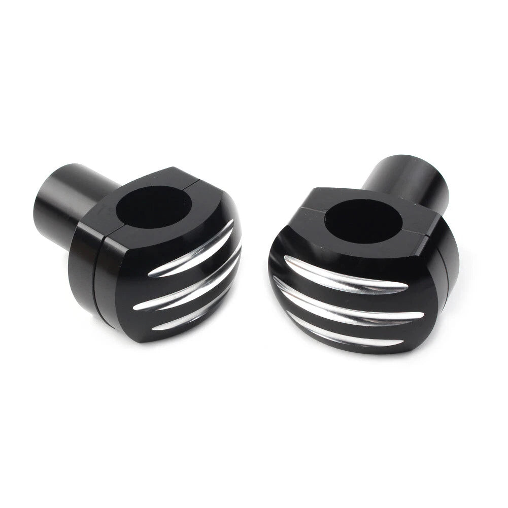 25mm Handlebar Adapter Risers Clamp Mounts for Harley Fatboy