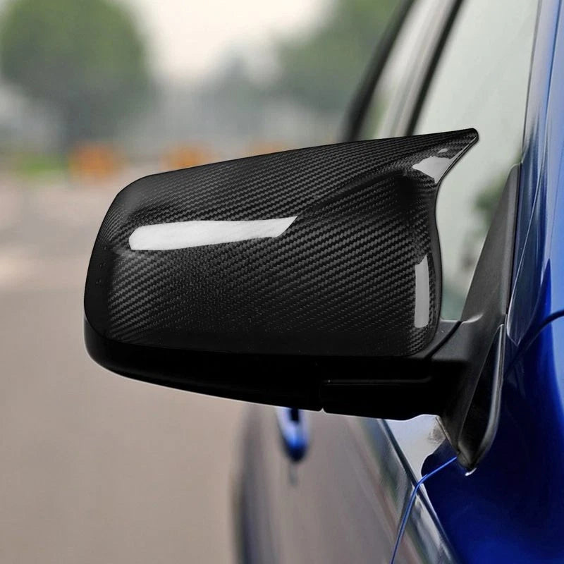 Carbon Fiber Adhesive Side Mirror Shell Cover for Mitsubishi Lancer EVO 2008-12