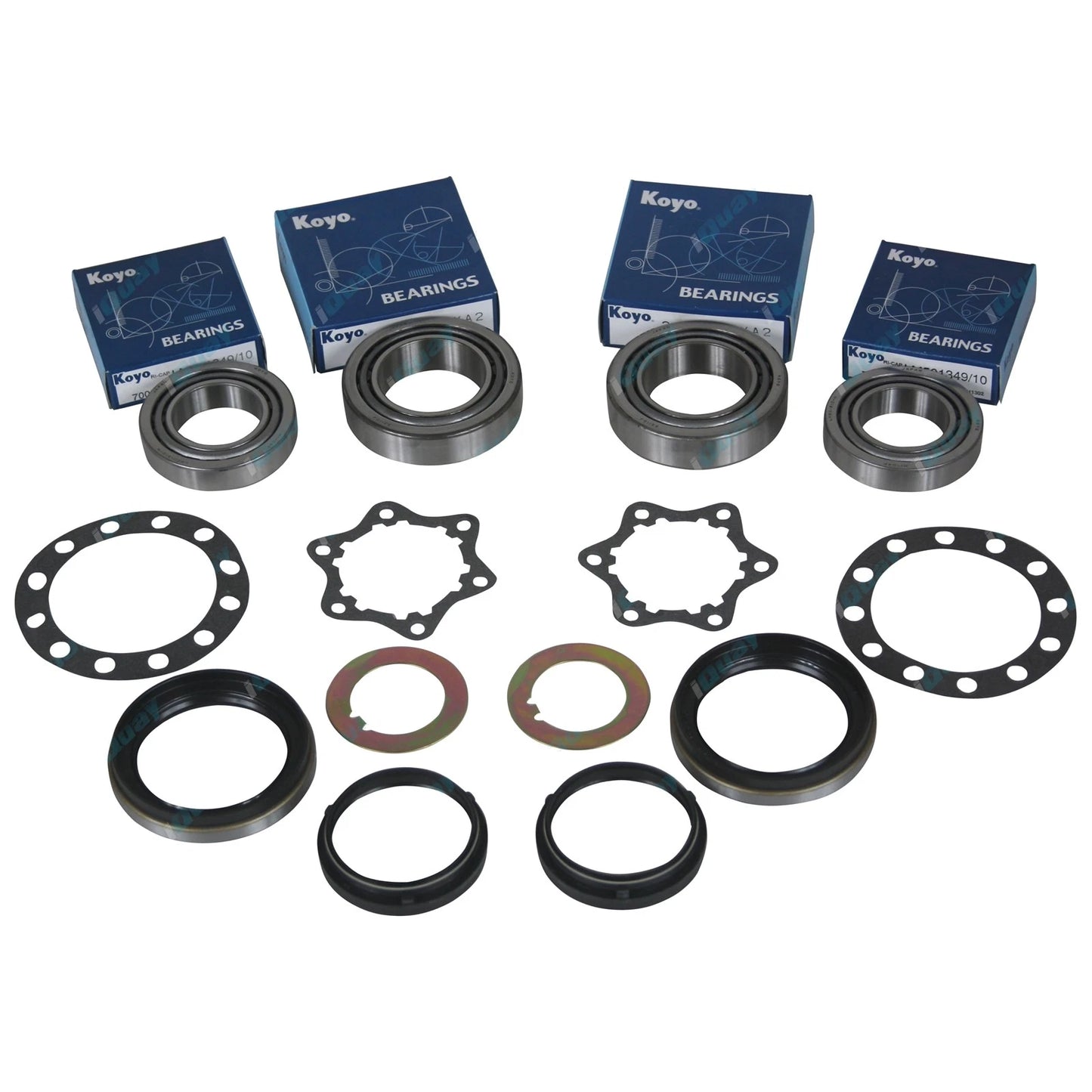 L+R Japanese Front Wheel Bearing Seal Kits for Patrol GQ GR GU Y60 Y61 Safari