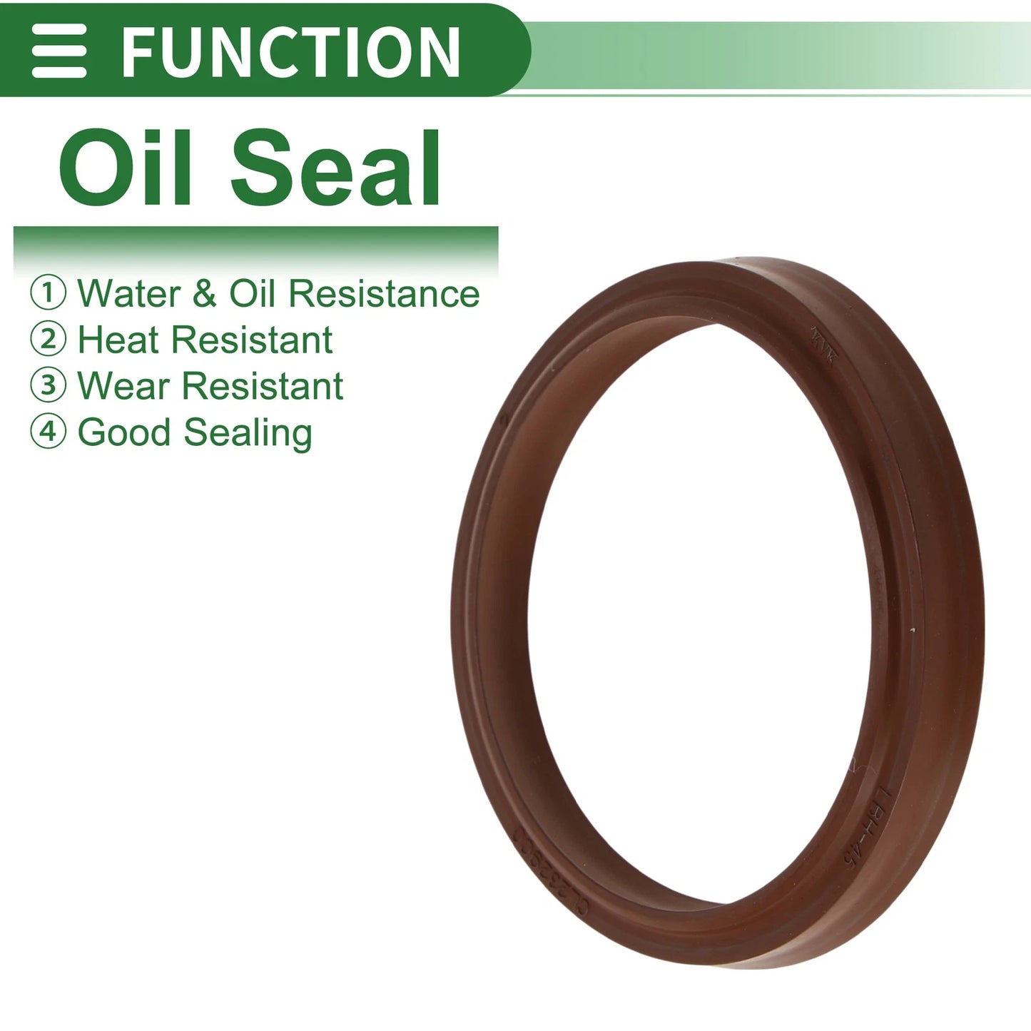 Oil Seal / 45x53x5.5mm / Seal Ring Rotary Shaft Seal FKM Rubber for Universal