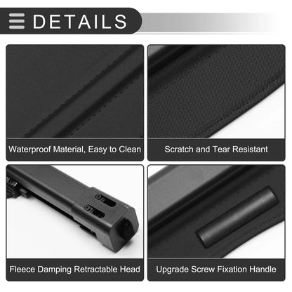 Retractable Cargo Cover for Dodge Caliber (2007-2012) Gloss Black