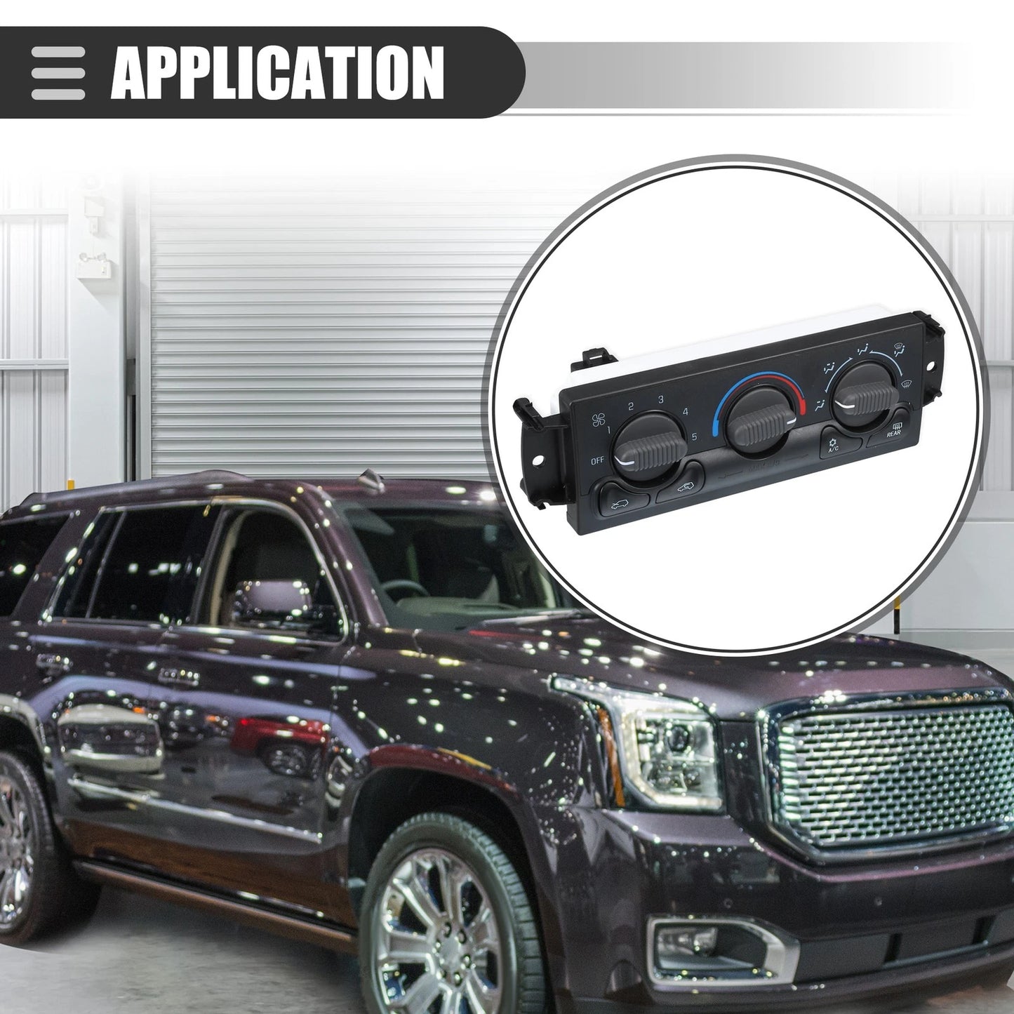 HVAC A/C Heater Climate Control Panel for Chevrolet Silverado 1500 (1999-2002)