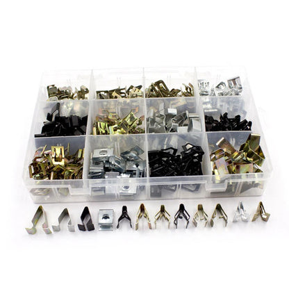240Pc U-Type Metal Clips for Car Console Instrument Panel Fasteners