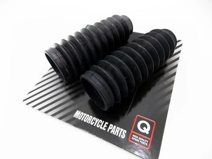 Front Fork Gaiters Rubber Boots Set for Honda ST70 Dax (1969-1995)