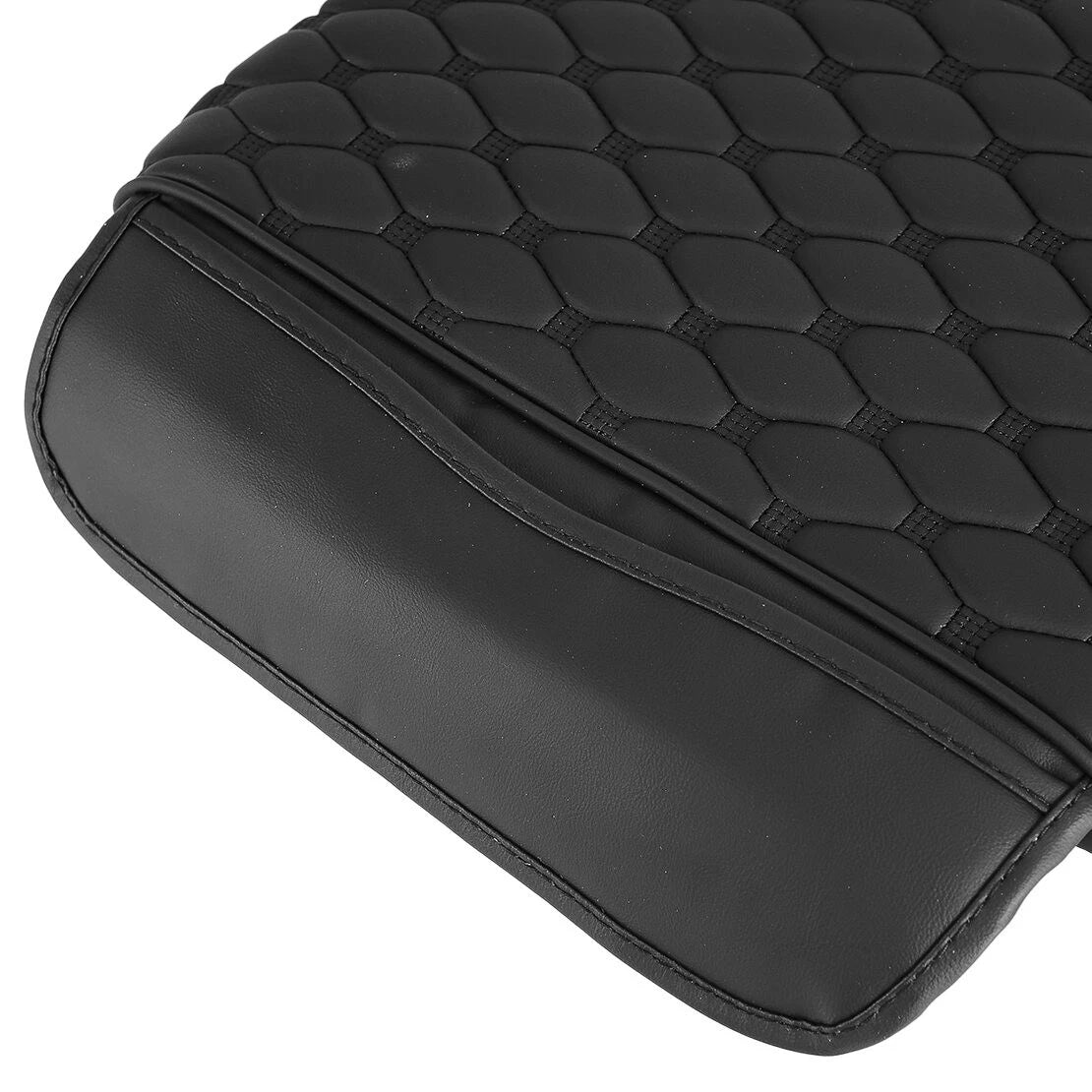 PU Leather Armrest Box Cover for Car Center Console - Cushion Pad Protector