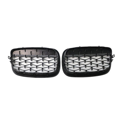 Diamond Grille Front Bumper Kidney for BMW X5 E70, X6 E71 (2007-2013)