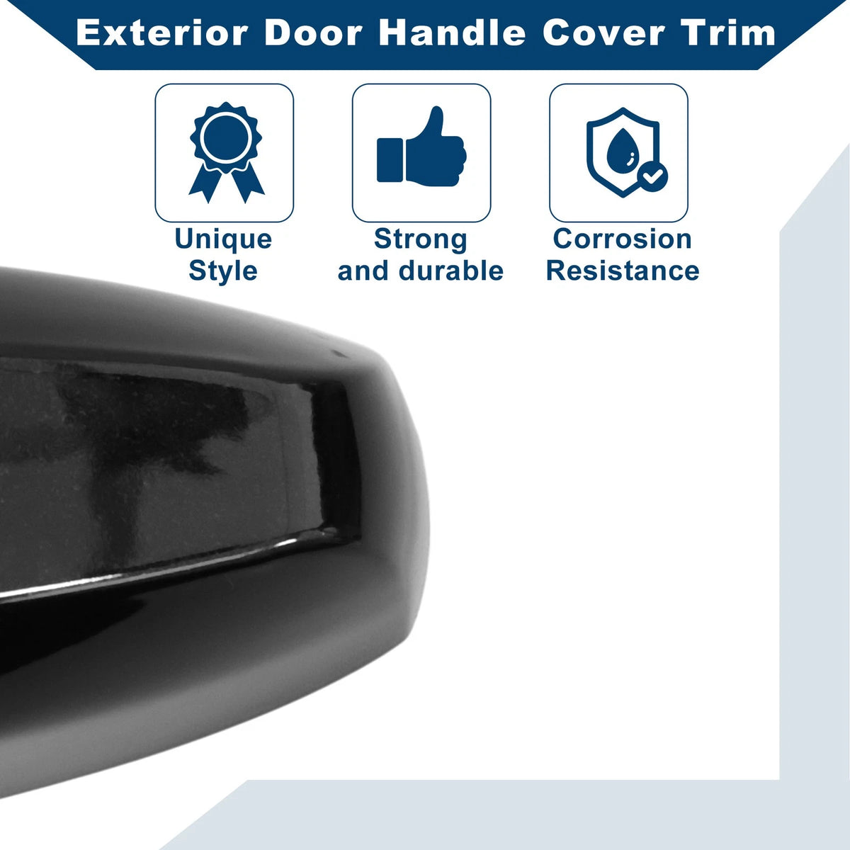 Exterior Door Handle Cover Trim for BMW X1 X2 X5 X6 2014-2019 Blue ABS