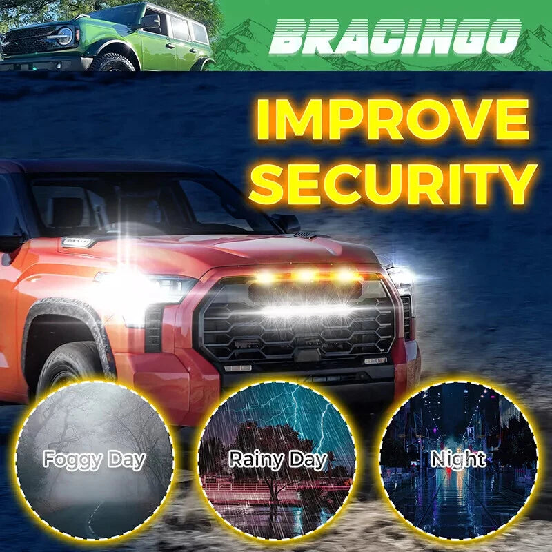 LED Light Bar +3 Amber Set for Toyota Tundra (2022-2023)