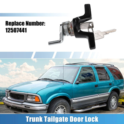 Rear Trunk Tailgate Lock Cylinder for Chevrolet Blazer S10 / GMC Jimmy S15