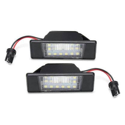 ABS LED License Plate Lights for Nissan Juke, Versa, X-Trail (2011-2023)
