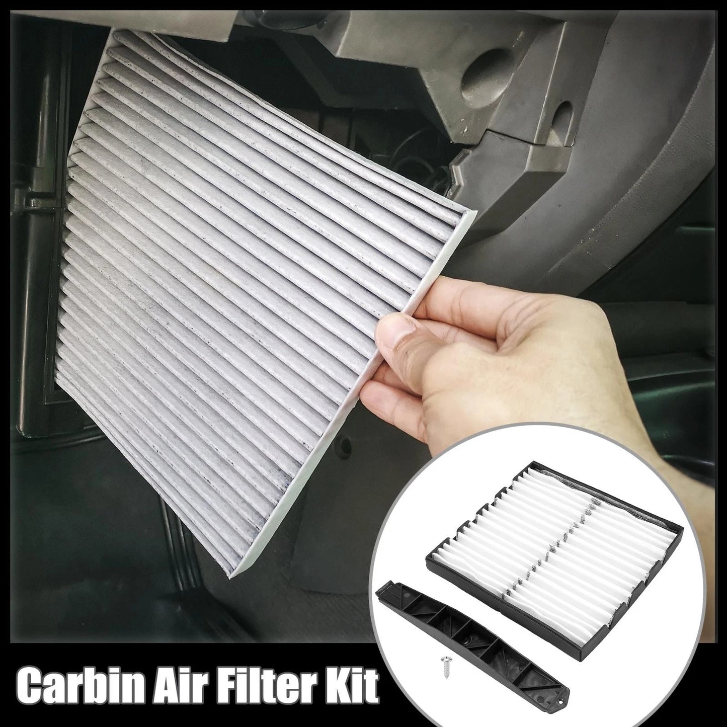 Car Cabin Air Filter Retrofit Kit for Chevy Silverado & GMC Yukon
