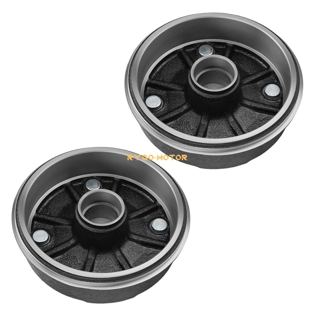 2 x Front Brake Drum W/Bolts for Kawasaki Mule 500 Mule 550