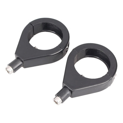41mm ABS Turn Signal Indicator Fork Clamp Mount Bracket for Harley Black
