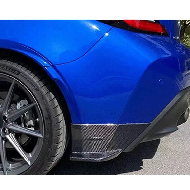 Carbon Fiber Rear Bumper Side Splitter Extension for Toyota GR86/ BRZ 22-24